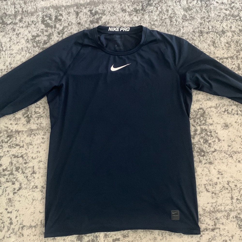 Nike pro long sleeve athletic shirt
